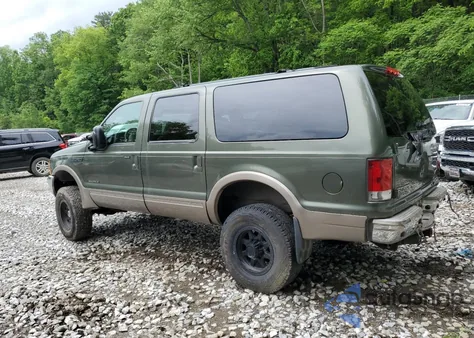 2001 Ford Excursion Limited из США, поврежденный, VIN 1FMSU43FX1EB75506